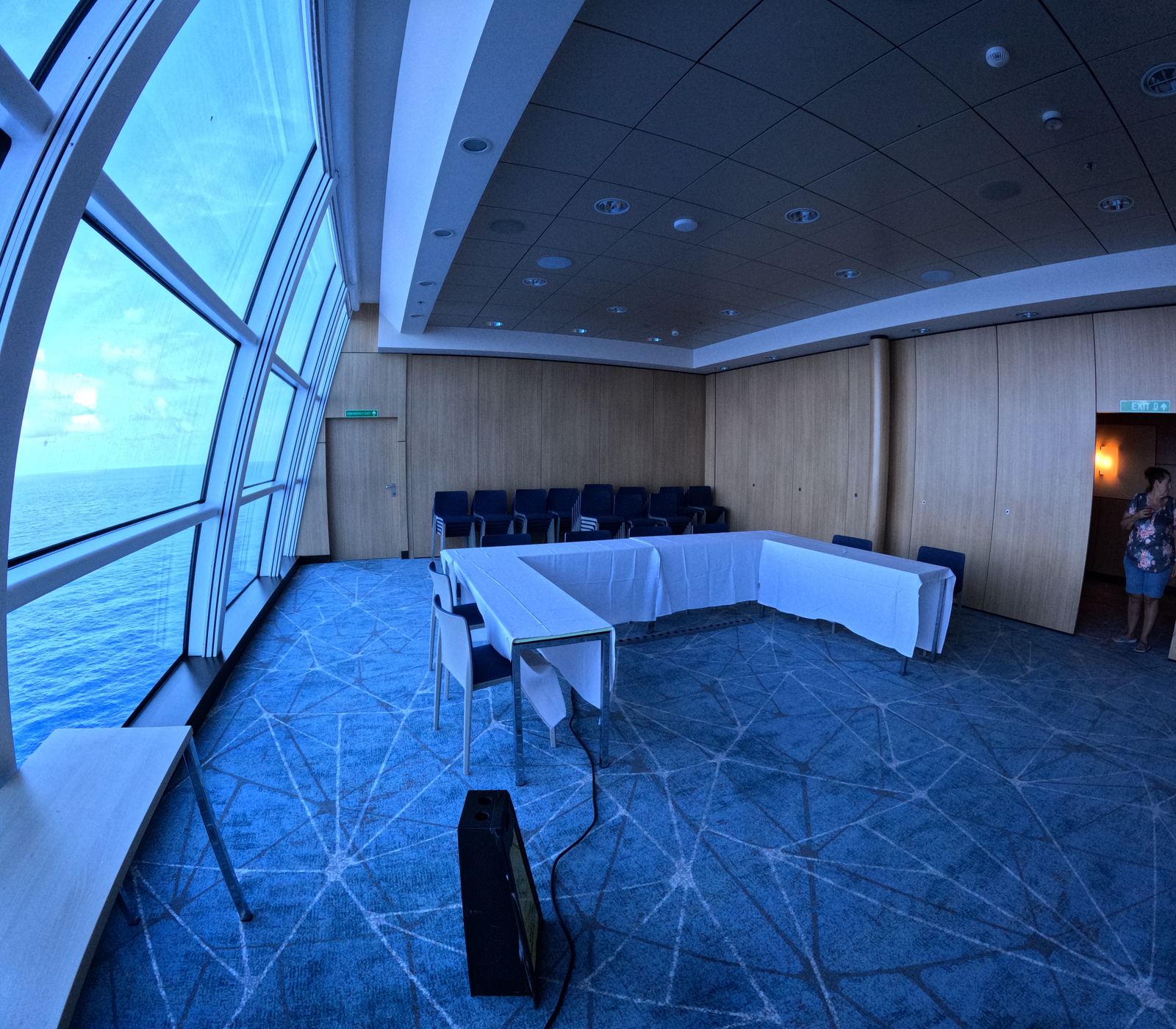 Ocean-view meeting room aboard Celebrity Ascent