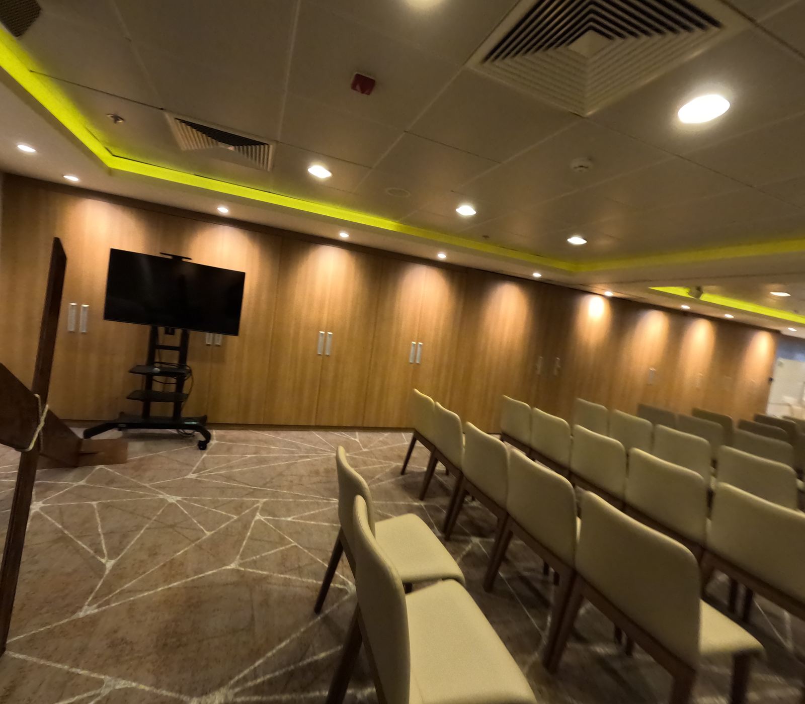 Theater-style meeting room aboard Celebrity Constellation