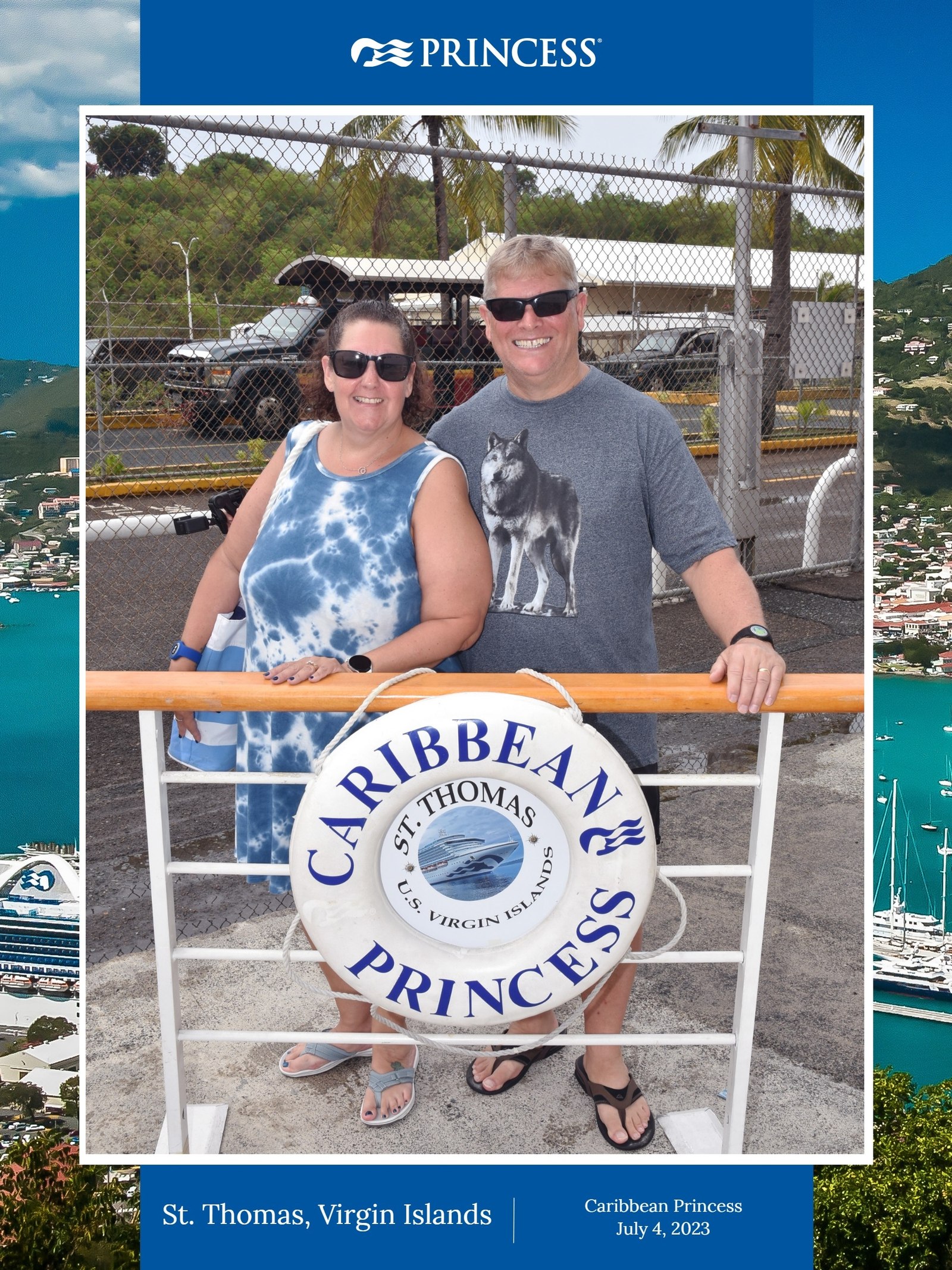 Lewis and Dawn in St. Thomas, U.S. Virgin Islands