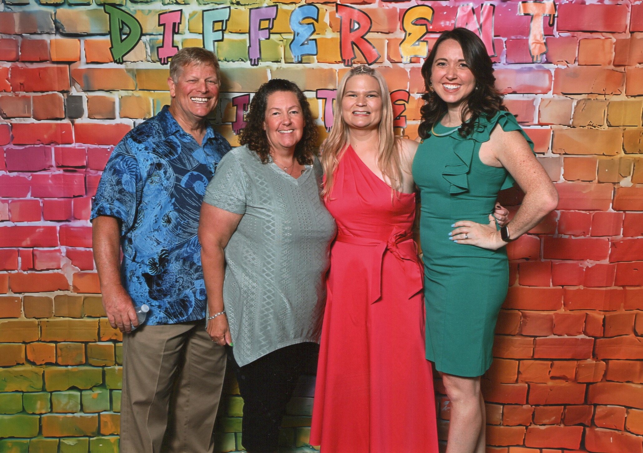 Lewis and Dawn Goins with FACE staff at a sponsored event